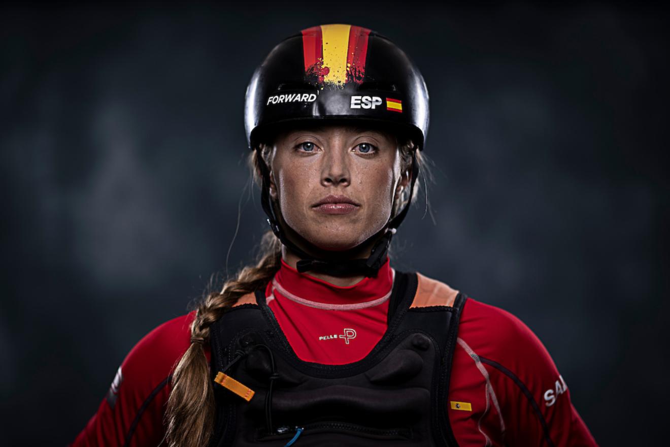 Nicole van der Velden, tripulante del equipo español de SailGP y 'spare sailor'.
