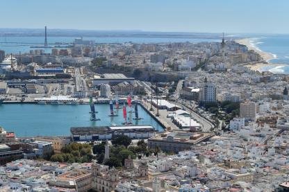 El espectáculo de los barcos voladores de SailGP llega a Cádiz